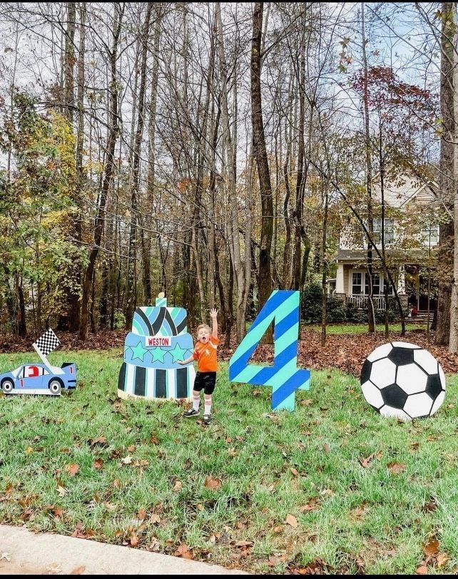 Sassy Grass Charlotte celebration setup